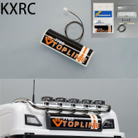 GON KXRC อุปกรณ์กล่องไฟโฆษณาไฟ LED สำหรับรถเทรลเลอร์รถ Tamiya RC 770S โคมไฟหลังคารถชิ้นส่วน DIY