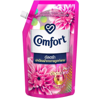 LeeMart ปรับผ้านุ่ม คอมฟอร์ท Comfort 480ML คอมฟอท น้ำยาปรับผ้านุ่ม สูตร คอมฟอร์ทอัลตร้า ถุง สีชมพู ขนาด 480 มล.