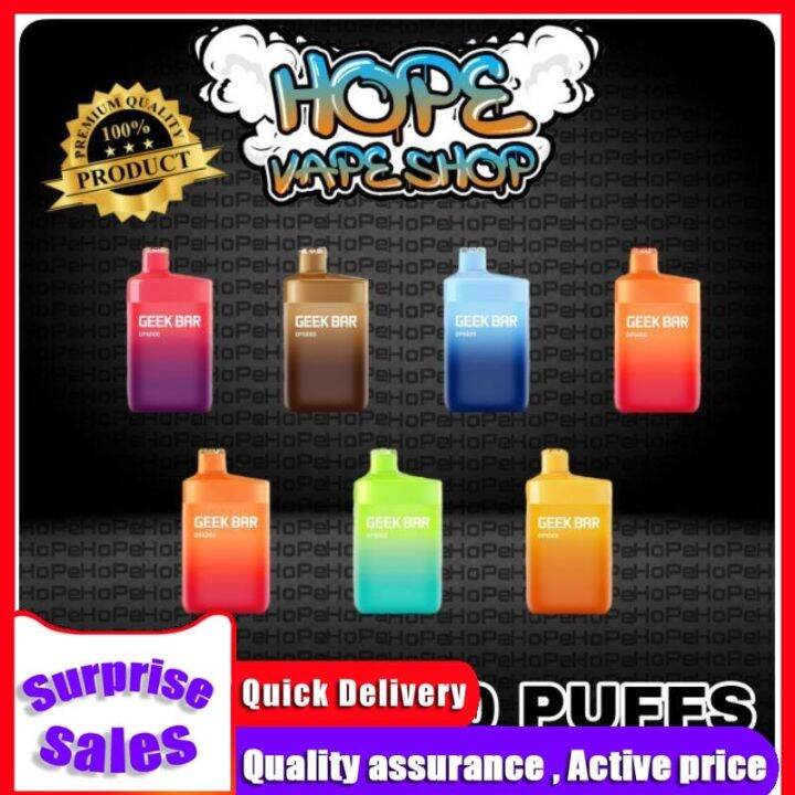 ♀ GEEK BAR DF6000 (Disposable Rechargeable) KJHGB GIL0 Lazada PH