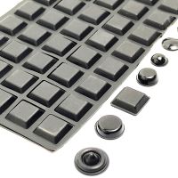 Black Self Adhesive Silicone Rubber Damper Buffer Cabinet Bumpers Furniture Pads Cushion Soft Anti Slip Feet Pads