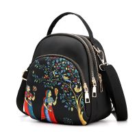 Oxford Cloth Mini Backpack 2023 Womens Fashion Waterproof School Bags For Teen Multifunction Wear-Resistant Travel Bag Mochila
