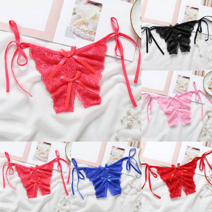 Women Lace Underwear Thongs Bikini Panties G String Thong Ladie Brief Underwear Thong Female 3533