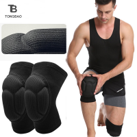 TONGBAO01 1คู่ thicked ฟุตบอลวอลเล่ย์บอลกีฬา Extreme ski knee Pads ฟิตเนสเข่า SUPP