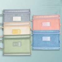 Pouch School Office Supplies Student Gift Protective Document Bag Zipper File Pocket A4 File Folder Bag Storage Handbag