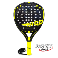 แร็คเกตพาเดลสำหรับผู้ใหญ่ แร็คเกต พาเดล ไม้พาเดล Adult Padel Racket PR 990 Power Soft