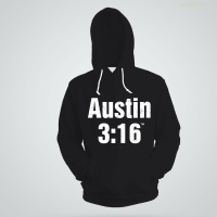 New Hoodie Pullover Zipper Dress Skull Wwe Steve Austin 3:16 Black Spring And Autumn Mens Wear 2023. popular