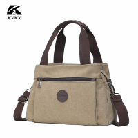 R Casual Women S Bag Canvas Ladies Single-Shoulder Messenger Bag Female Large-Capacity Multi-Compartment Canvas Bag