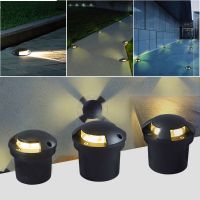 Waterproof IP67 LED Underground Lamp Outdoor Garden 1/2/3/4 Side 3W5W Embedded Floor Buried Spot Yard Path Landscape Deck Lights