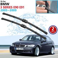 ใบมีดไม้เช็ดรถสำหรับ BMW 3ชุด E90 E91 325i 328i 335i 328xi 2005 2006 2007 2008 2009ที่ปัดน้ำฝนกันลมหน้าต่างสินค้าในรถยนต์