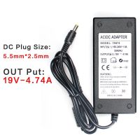 Booming อะแดปเตอร์จ่ายไฟ AC DC 19V 4.74A โน้ตบุ๊คแล็ปท็อปอะแดปเตอร์แปลงไฟ19V ที่ชาร์จ4.74A 19V สำหรับ K53B K53BY K53E แล็ปท็อป K53F