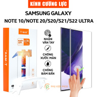 Kính cường lực Samsung Note 20 Ultra full màn hình viền cong đèn UV cỡ lớn thumbnail