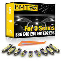 BMTxms For BMW 3 Series E36 E46 E90 E91 E92 E93 1990-2013 Vehicle LED Interior Map Dome Indoor Light Kit Canbus Bulbs