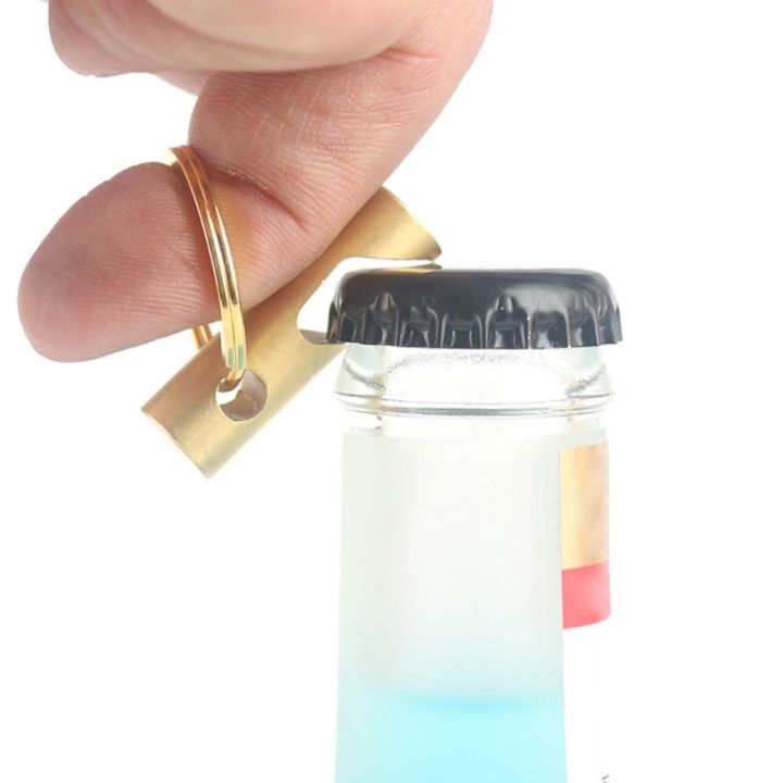 tuoye-พวงกุญแจที่เปิดขวดเบียร์ทองเหลือง-พวงกุญแจที่เปิดขวด-botol-mini-s-กุญแจที่เปิดขวดเบียร์ทรงกระบอกกระเป๋าพวงกุญแจกระเป๋า