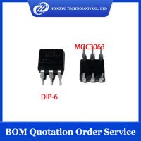 10 Buah-100 Buah MOC3063 3063 MOC3063M OPTOISOLATOR 5KV TRIAC DIP-6 Isolator Optik