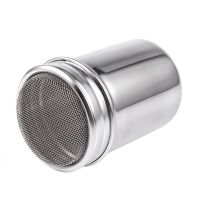 Silver stainless steel mesh tube type dusters dusting salt shaker spice jar