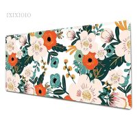 ▬☢♙  Flower Aesthetics Mouse Pad Gamer XL New Large Custom Mousepad XXL Playmat Office Non-Slip Soft PC Mouse Mats Mice Pad