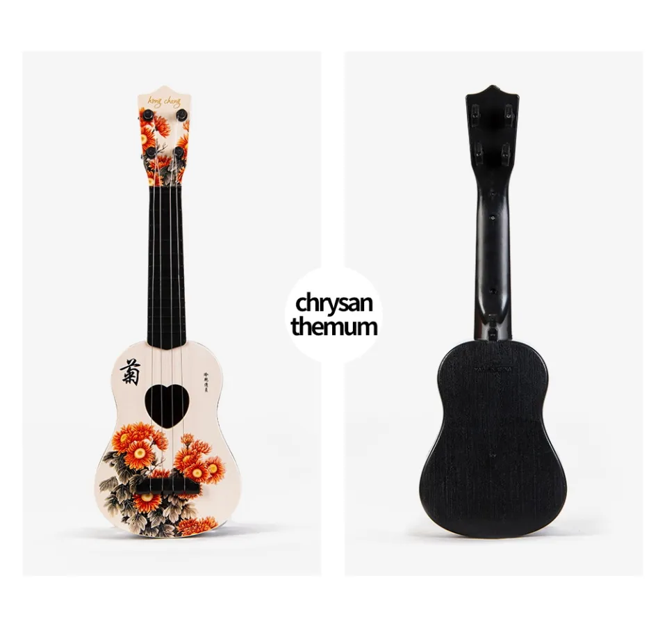 Ukulele trang trí một loạt các mẫu để lựa chọn không chơi nhạc cụ ...