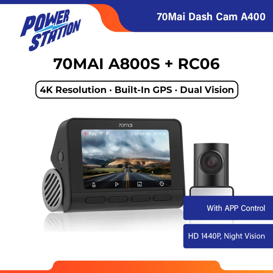 70mai A800S 4K Dash Cam 3840X2160 Resolution Dash Camera, 55% OFF