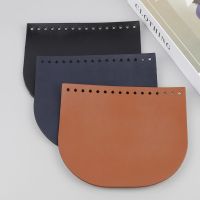 Fashion Genuine Leather Shoulder Bag Flap Cover Replacement for Women Handbag Special Black Bag Accessories DIY Sewing Material