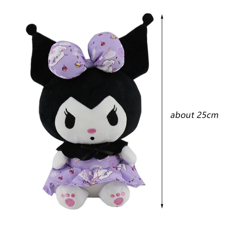 cbt-cute-princess-dress-cotton-material-various-choice-stuffed-dolls-kuromi-image-my-melody-anime-plush-toys