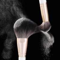 FJER 11Pcs Luxury Pearl White Professional Makeup Brush Set Big Powder Makeup Brushes Foundation Natural Blending maquillage