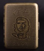 TH 3 style 9.7x7CM Che Guevara Indian pattern vintage knurled pattern 16 noble cigarette case