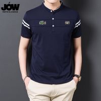 New Ariival Mens Short Sleeve Polo T-Shirt Casual Shirt Fashion Solid Color Poloshirt Mens Clothing