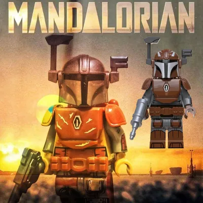 StarWars The Mandalorian Boba Fett วันเกิดของขวัญการศึกษาของเล่นเด็ก DIY Building Blocks Minifigures อิฐภาพยนตร์