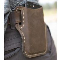 Men Cellphone Loop Holster Case Belt Waist Bag Props Leather Purse Phone Wallet Outdoor Mobile Phone Bag Holder Running Bag