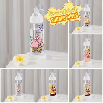 600ml SpongeBob Thermal Bottle Stainless Steel Thermal Insulation Cup  Cartoon Cute Patrick Star Water Bottle for Women Men Gifts - AliExpress