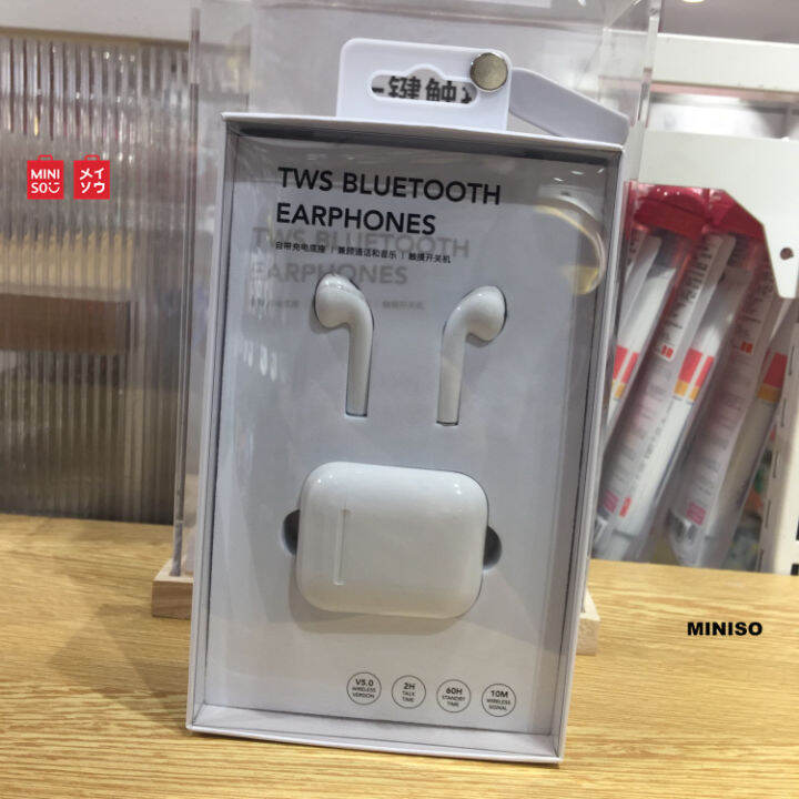 MINISO famous classic true wireless touch Bluetooth headset authentic