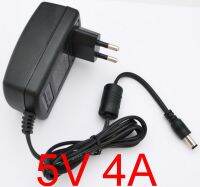 2023 ☆ 1ชิ้น5V4A คุณภาพสูง AC 100V-240V อะแดปเตอร์แปลง DC 5V 4A 4000mA ปลั๊กแหล่งจ่ายไฟ EU 5.5มม. X2.1-2.5มม.