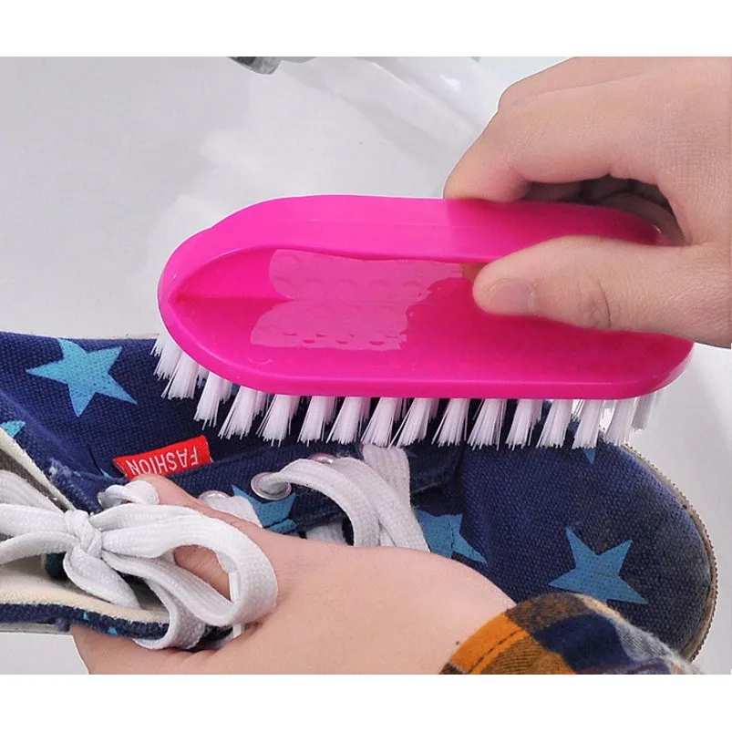 Hesxuno Household Plastic Laundry Brush Cleaning Brush Hard