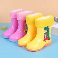 Summer Winter Fashion Cartoon Childrens Shoes PVC Rubber Kids Baby Rain Shoes Childrens Water Shoes Waterproof RainBoots