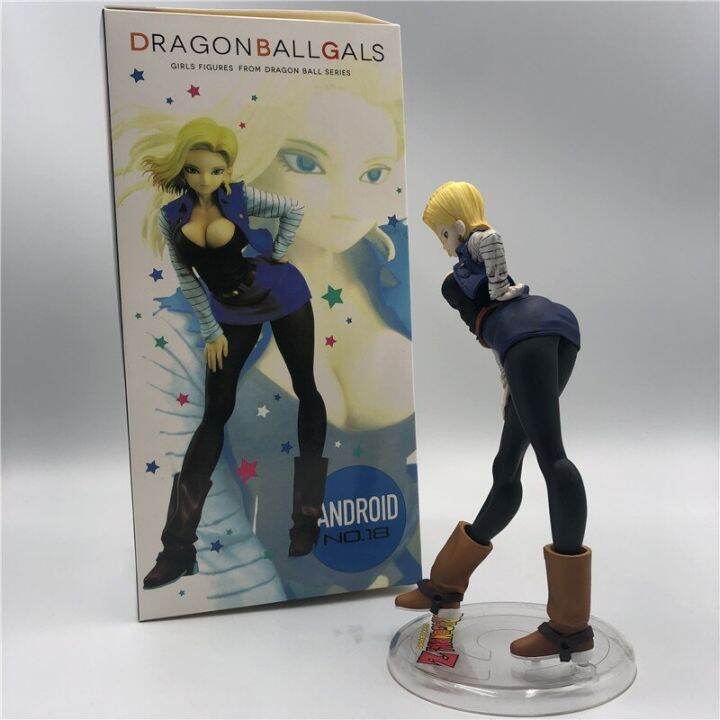 zzooi-dragon-ball-z-action-android-18-figure-lunchi-videl-lazuli-launch-kawaii-anime-figma-girl-toys-model-20cm