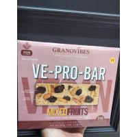 สั่งเลย ?สินค้านำเข้า?Granovibes Ve Pro Bar Mixed Fruits ซีเรียลบาร์ การ์โนไวบ์ 240 กรัม ??