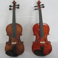 ไวโอลิน44 Handmade Naturally Air-Dried Spruce Panel Maple Back Inlaid Violin Fiddle Kits Case Stringed Instrument Gift