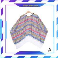 Hawk Sight Store เสื้อปอนโชเม็กซิกัน Serape &amp; Sombrero หมวกสไตล์สเปนเครื่องแต่งกายวันฮาโลวีน H2F2