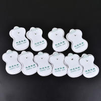 baoda 10pcs White Electrode Patch Pads สำหรับเครื่องบำบัดดิจิตอลเครื่องมือนวด