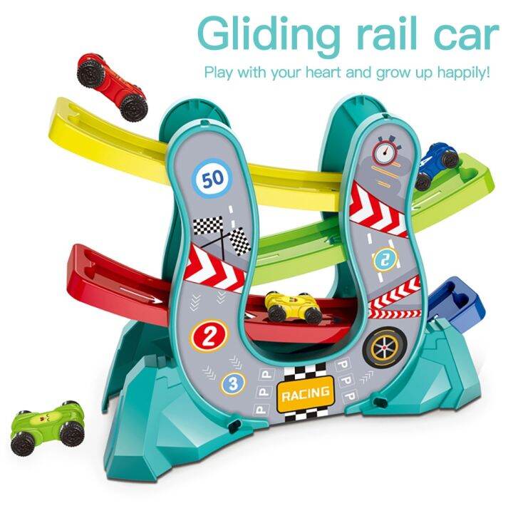 gliding-cars-ramp-racer-cars-race-track-car-4-levels-zig-zag-ramp-car-racing-toy-vehicles-for-toddler-education-learning-gift