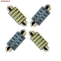 4ชิ้น41มม. 42มม. พู่ห้อย30smd หลอดไฟสำหรับเปลี่ยนโดมประตูภายใน Led 3020