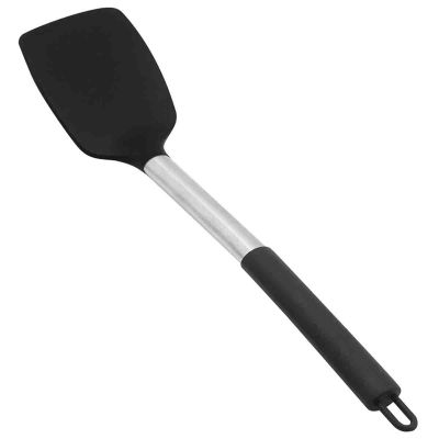 Stainless Steel Handle Silicone Nonstick Spatulas, High Heat Resistant to 480°F, Food Grade Turner, BPA Free