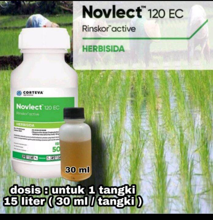 Novlect 120 Ec Novlek Herbisida Untuk Rumput Pada Padi Herbisida