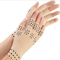 VVINCE-1 Pair Magnetic Therapy Fingerless Gloves Arthritis Pain Relief Heal Joints Braces Supports Health Care Tool