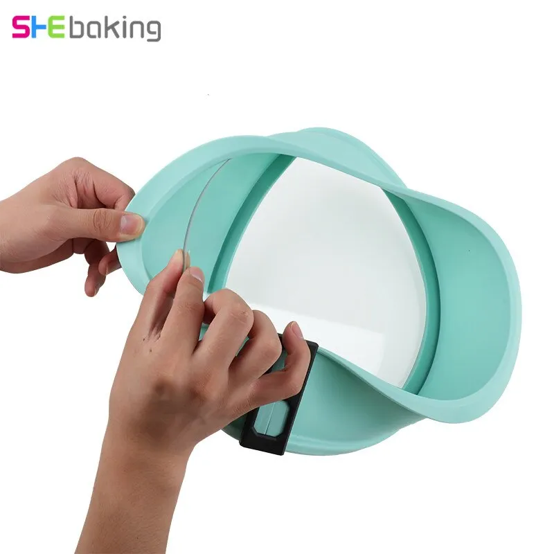 Silicone Springform Pan with Glass Base 3D Sugarcraft Fondant Cake
