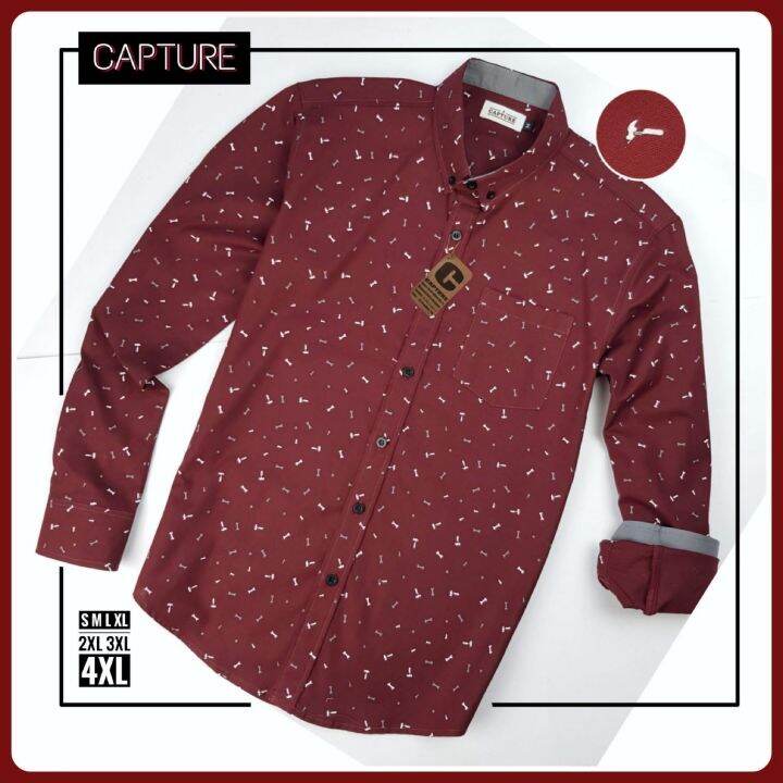 capture-shirt-เสื้อเชิ้ตผู้ชาย-แขนยาว-คอปก-ลายอุปกรณ์-มีถึงอก-48-นิ้ว