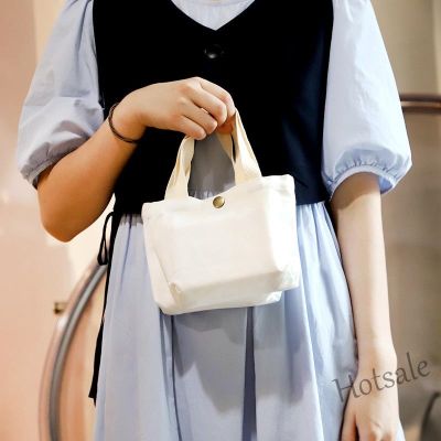 【hot sale】✜❁◄ C16 Handbag Canvas Mini Tote Bag Handmade Cute Small Bag Cloth Bag Student Shopping Cute Bag