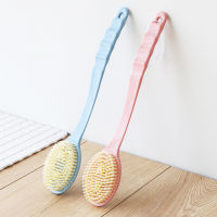 แปรงอาบน้ำ Back Body Bath Shower Sponge Scrubber Brushes With Handle Exfoliating Scrub Skin Massager Exfoliation Bathroom Brush-SDFU STORE