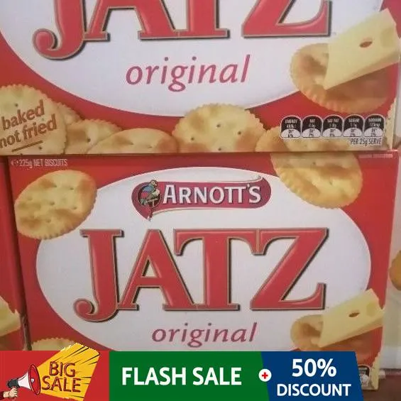 【In Stock】 Arnotts Jatz Cookie Biscuits (7.94 oz) Lazada PH