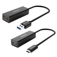 32 Lenovo USB 3.0 Type C To RJ45สายเชื่อมต่อการ์ดอะแดปเตอร์อีเทอร์เน็ต1000M สำหรับหัวแปลง Macbook คอมพิวเตอร์โน้ตบุ๊คคอมพิวเตอร์